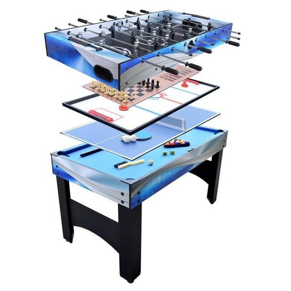 Carmelli Carmelli NG1154M 54 in. Matrix 7-in-1 Multi Game Table bg1154M